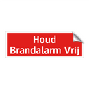 Houd Brandalarm Vrij