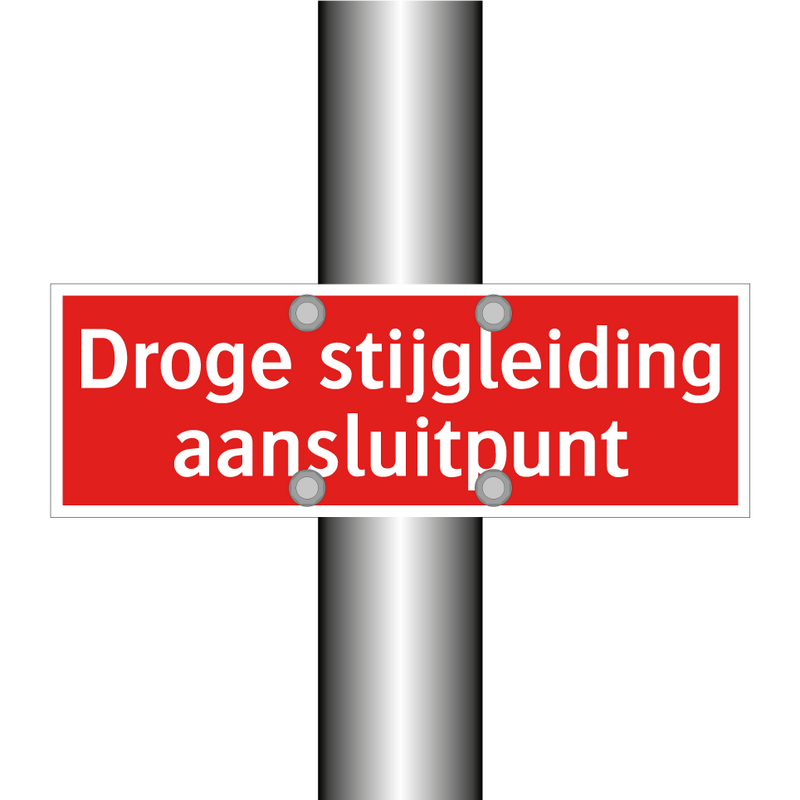 Droge stijgleiding aansluitpunt