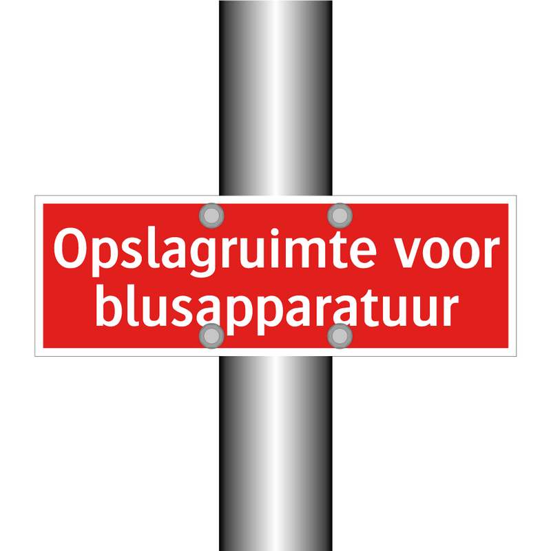Opslagruimte voor blusapparatuur