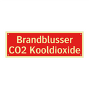 Brandblusser CO2 Kooldioxide