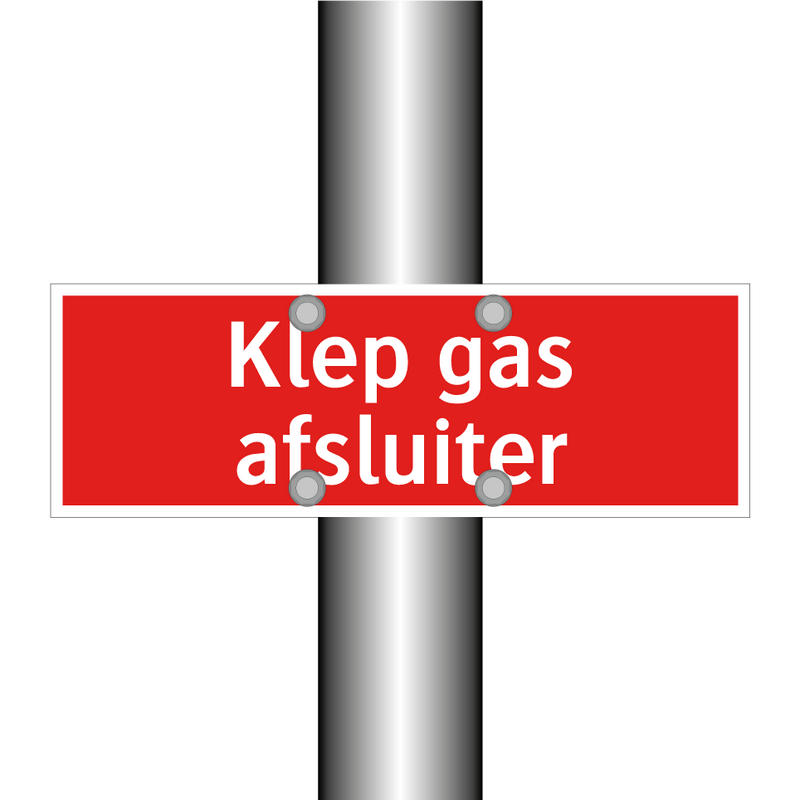 Klep gas afsluiter