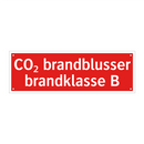 CO₂ brandblusser brandklasse B
