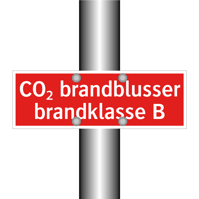 CO₂ brandblusser brandklasse B