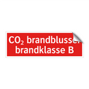 CO₂ brandblusser brandklasse B