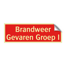 Brandweer Gevaren Groep I
