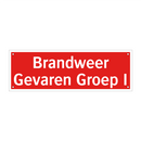 Brandweer Gevaren Groep I