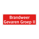 Brandweer Gevaren Groep II