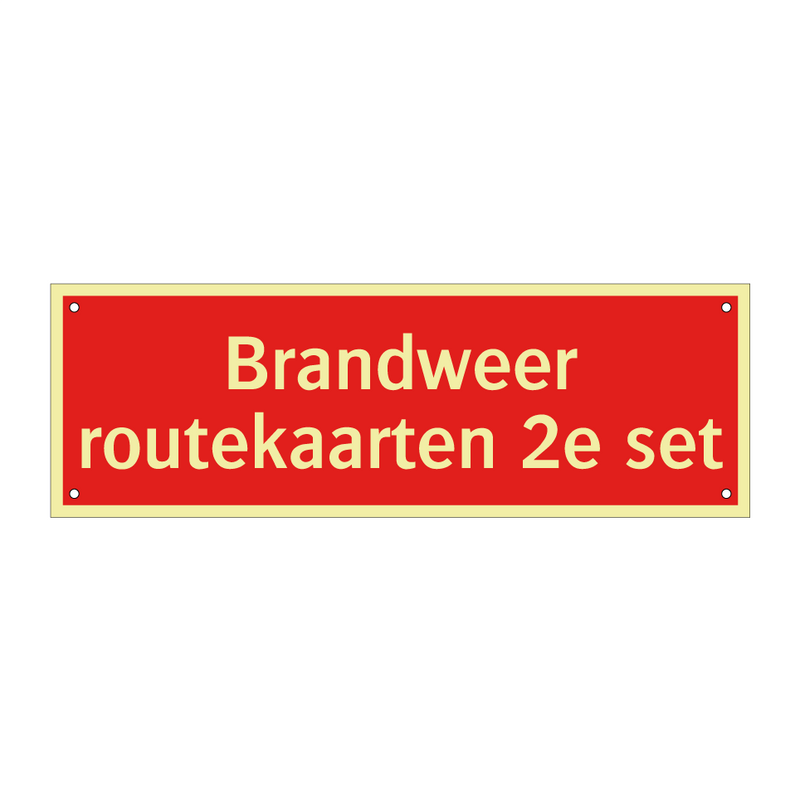 Brandweer routekaarten 2e set