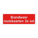 Brandweer routekaarten 2e set
