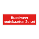 Brandweer routekaarten 2e set