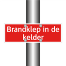 Brandklep in de kelder