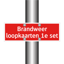 Brandweer loopkaarten 1e set