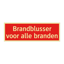 Brandblusser voor alle branden