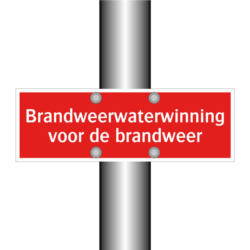 Brandweerwaterwinning voor de brandweer