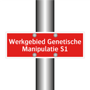 Werkgebied Genetische Manipulatie S1
