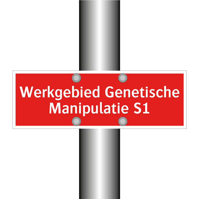 Werkgebied Genetische Manipulatie S1
