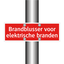 Brandblusser voor elektrische branden