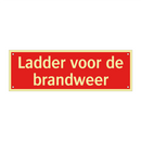 Ladder voor de brandweer