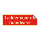 Ladder voor de brandweer