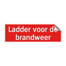 Ladder voor de brandweer