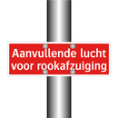 Aanvullende lucht voor rookafzuiging