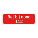 Bel bij nood 112