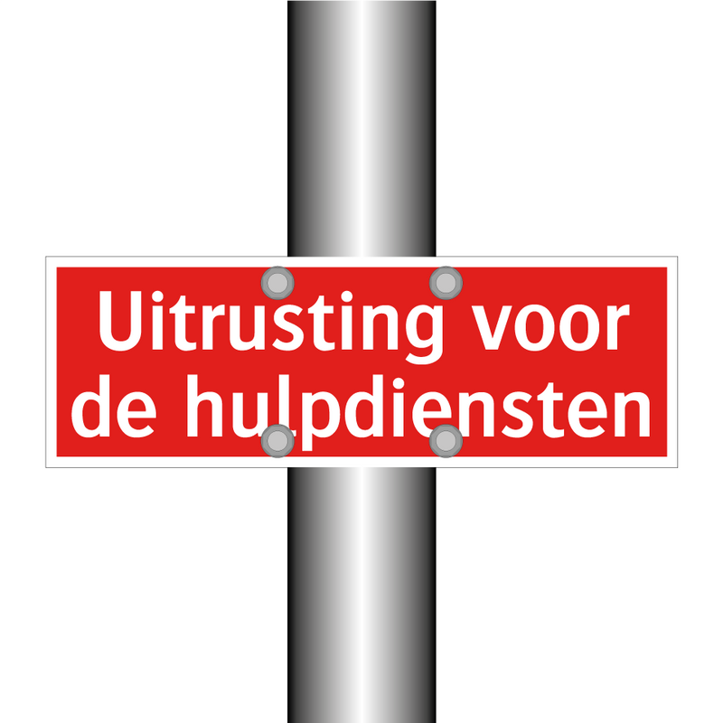 Uitrusting voor de hulpdiensten