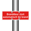 Branddeur sluit automatisch bij brand