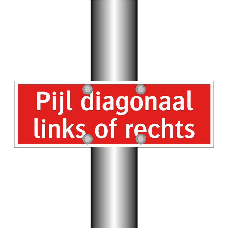 Pijl diagonaal links of rechts