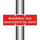 Branddeur sluit automatisch bij alarm