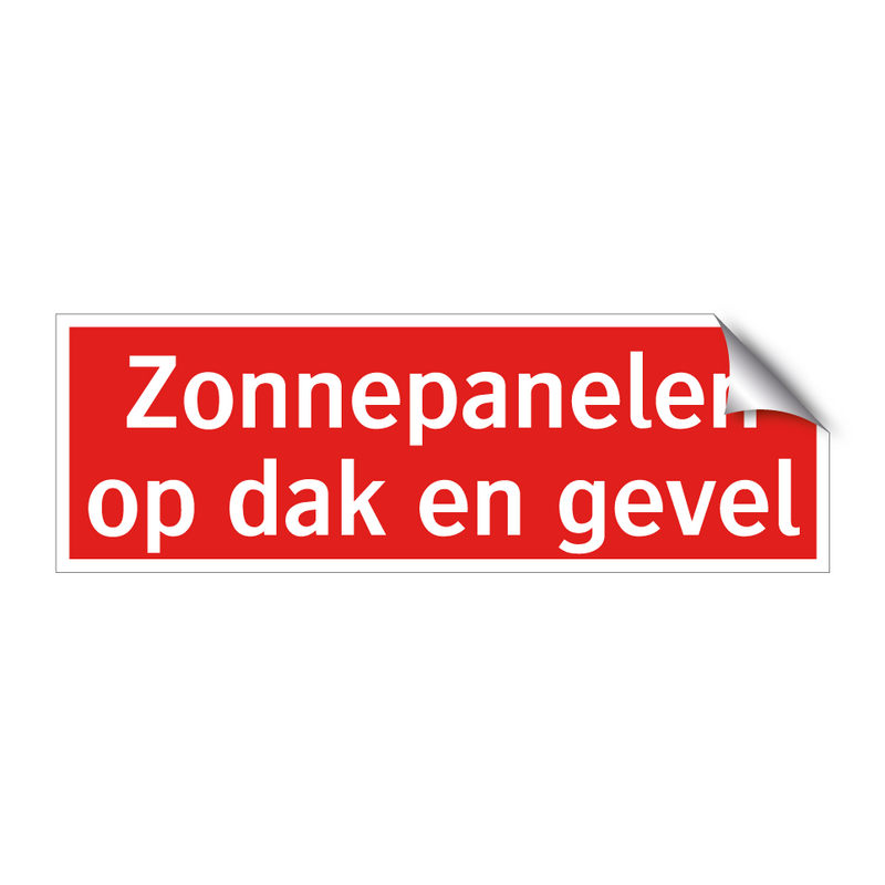 Zonnepanelen op dak en gevel