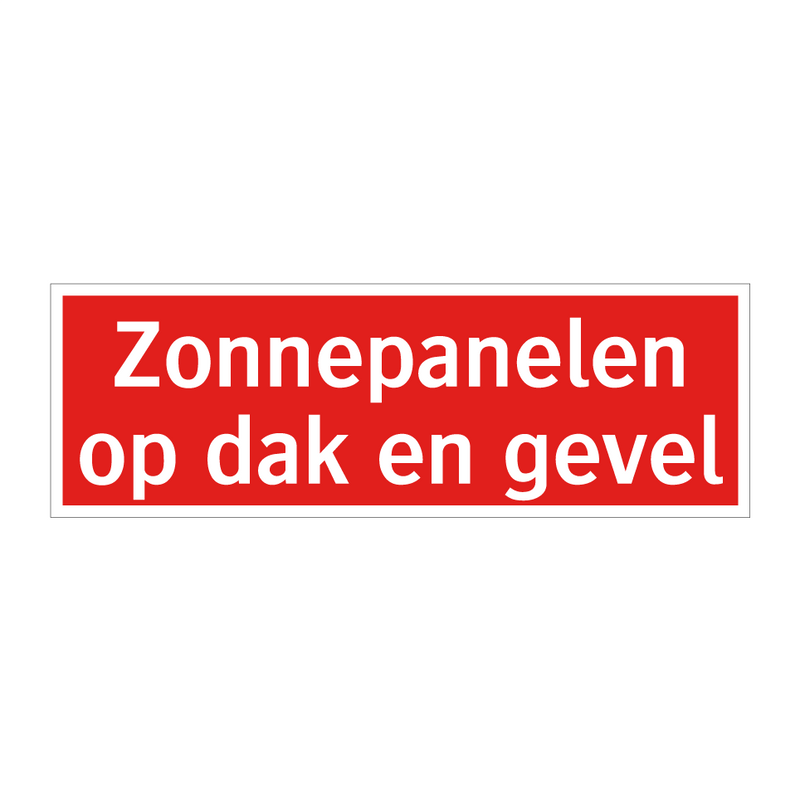 Zonnepanelen op dak en gevel