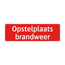 Opstelplaats brandweer