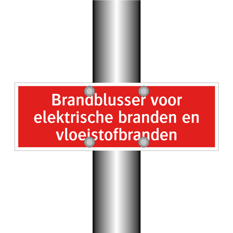 Brandblusser voor elektrische branden en vloeistofbranden