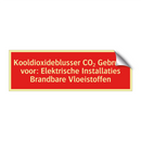 Kooldioxideblusser CO₂ Gebruikt voor: Elektrische Installaties /.../