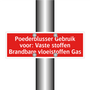 Poederblusser Gebruik voor: Vaste stoffen Brandbare vloeistoffen /.../