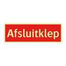 Afsluitklep