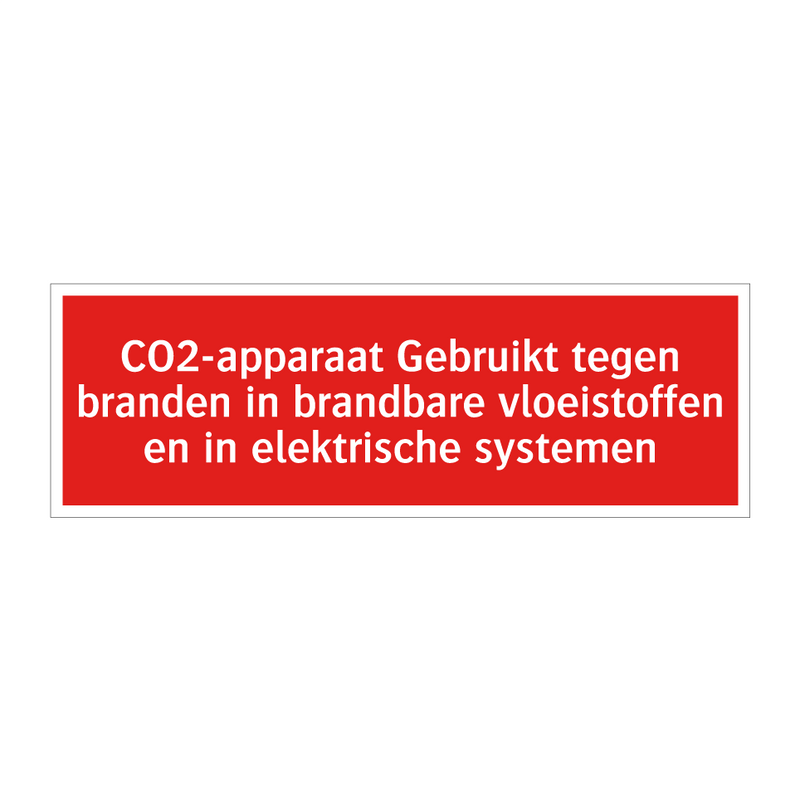 CO2-apparaat Gebruikt tegen branden in brandbare vloeistoffen /.../