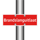 Brandslanguitlaat