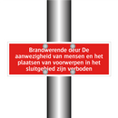 Brandwerende deur De aanwezigheid van mensen en het plaatsen /.../