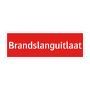 Brandslanguitlaat