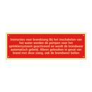 Instructies voor brandslang Bij het inschakelen van het water /.../