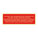 Instructies voor brandslang Bij het inschakelen van het water /.../