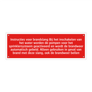 Instructies voor brandslang Bij het inschakelen van het water /.../