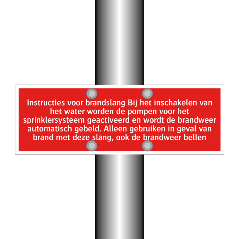Instructies voor brandslang Bij het inschakelen van het water /.../