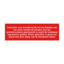 Instructies voor brandslang Bij het inschakelen van het water /.../