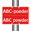 ABC-poeder - ABC powder