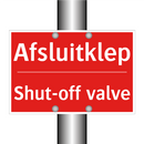 Afsluitklep - Shut-off valve