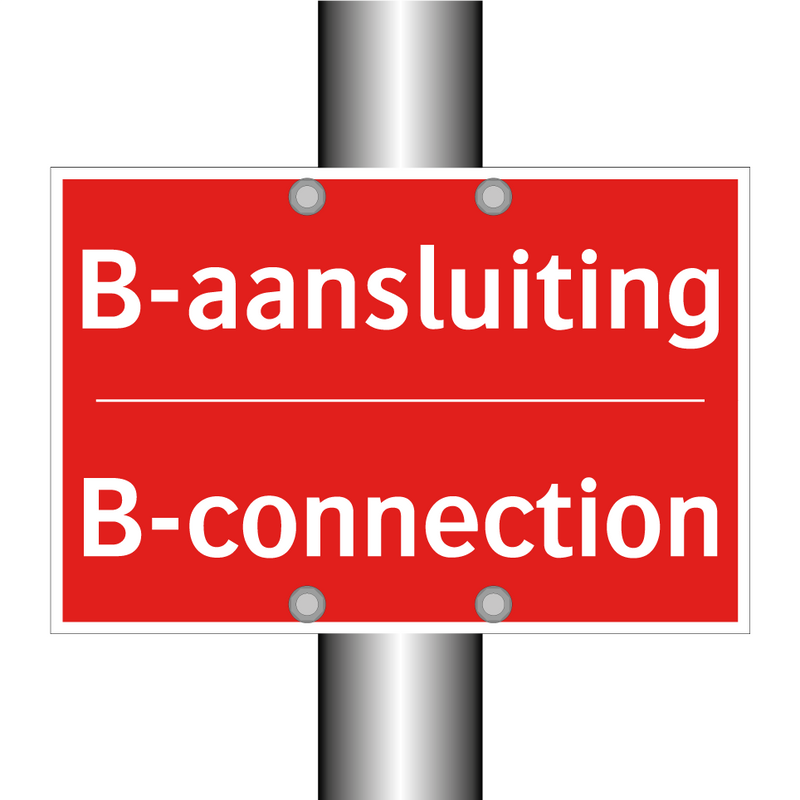B-aansluiting - B-connection