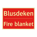Blusdeken - Fire blanket